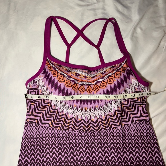 PrAna Violet Sol Cora Ikat print tank dress 🟣 - Picture 6 of 6